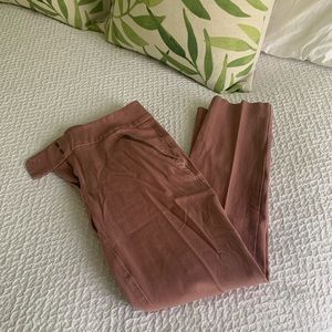 LOFT Modern Skinny Ankle Dark Pink Pants
